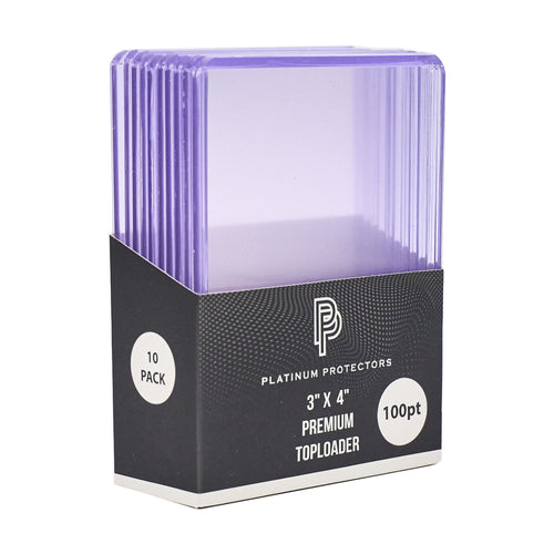 100pt Thick Toploaders for Memorabilia & Relic Cards