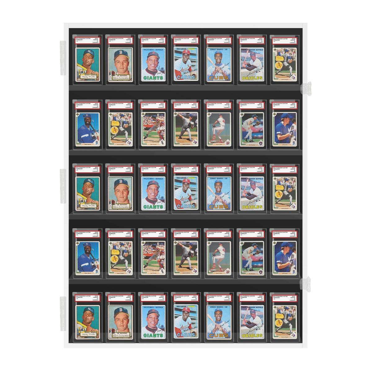 35 Graded Slab Fully Acrylic Wall Display Case – view 9