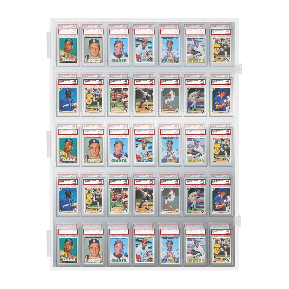 35 Graded Slab Fully Acrylic Wall Display Case – view 10