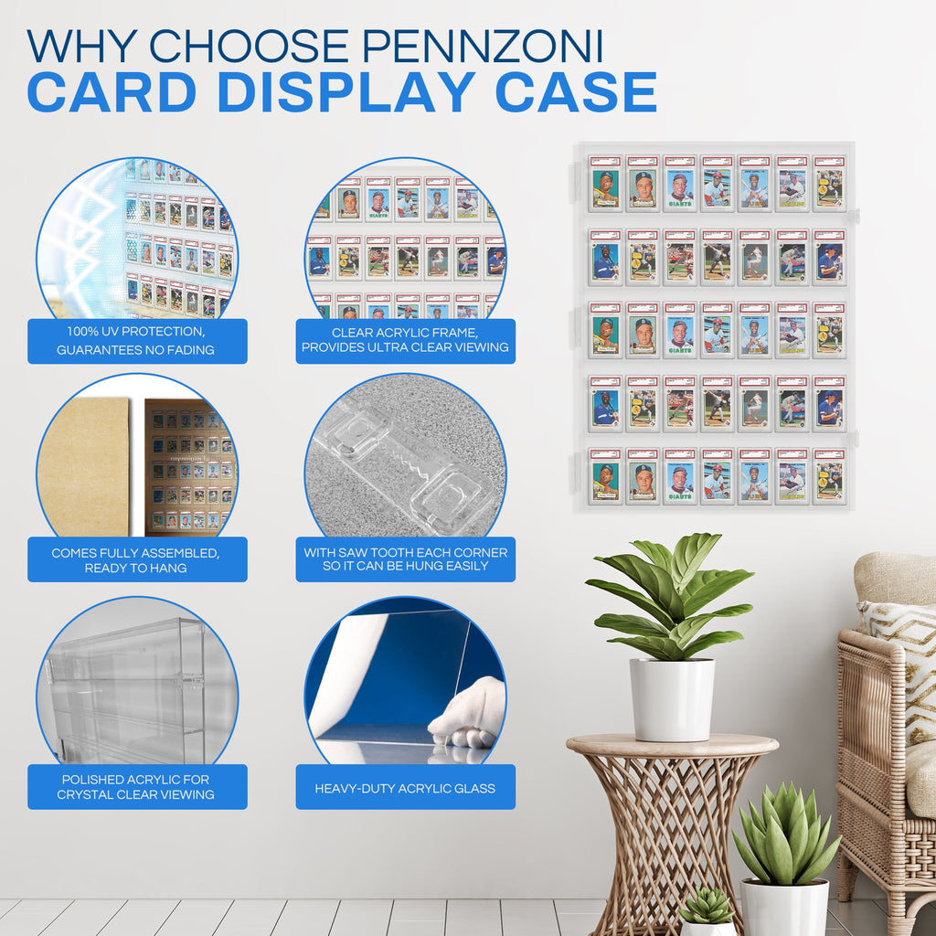 35 Graded Slab Fully Acrylic Wall Display Case – view 3