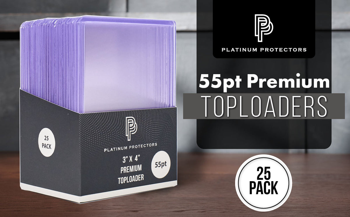 55pt Thick Card Toploaders – 3x4 Rigid Holders – view 3