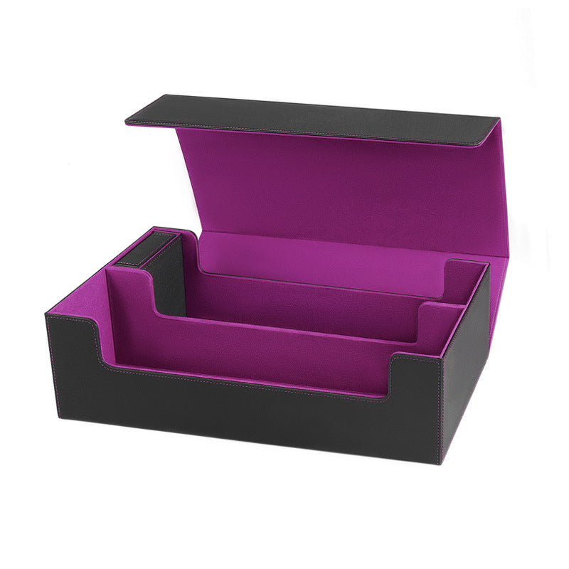 Leather Trading Card Storage Box – Holds 600+ Cards – view 8