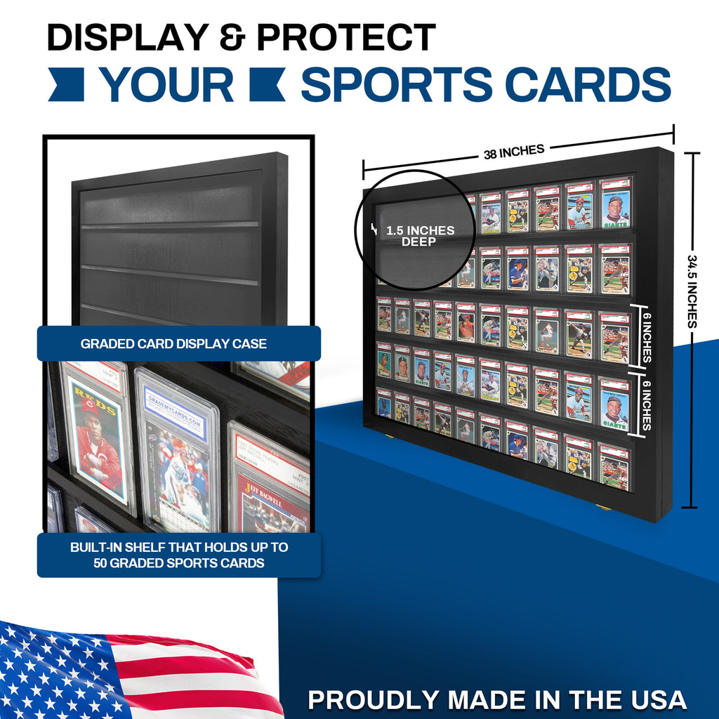 50 Graded Slab Wall Display Case – view 2
