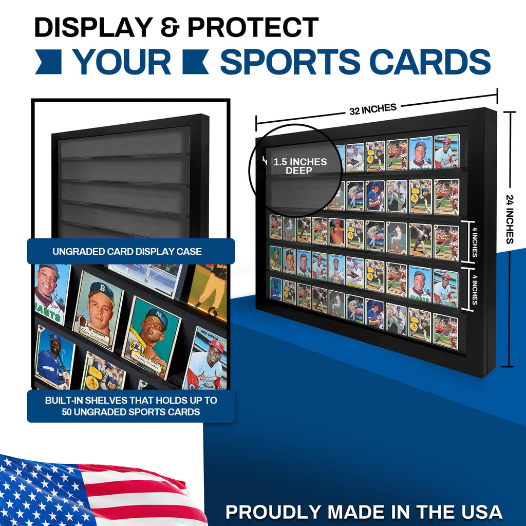 50 Raw Card Wall Display Case – view 2
