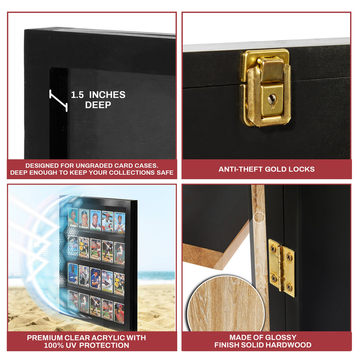 20 Raw Card Wall Display Case – view 3