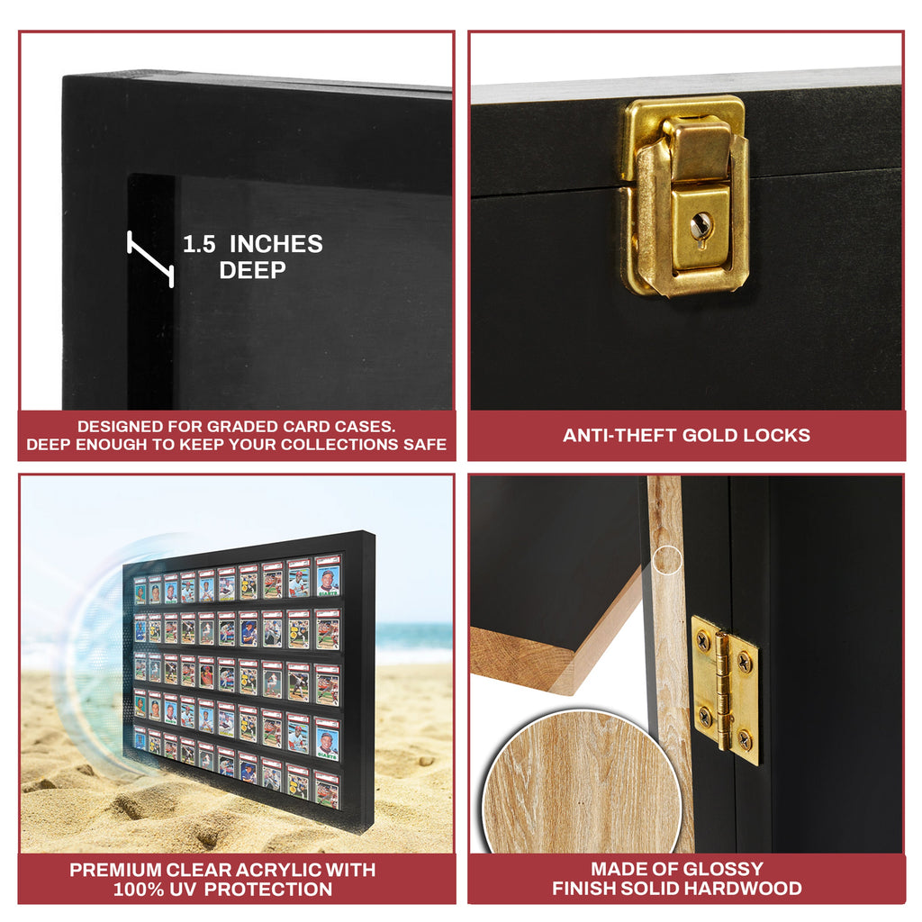 50 Graded Slab Wall Display Case – view 4