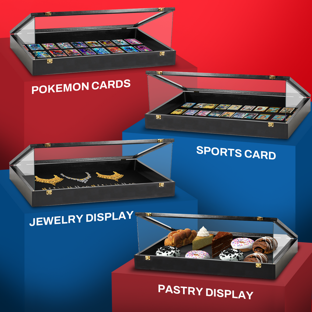 Portable Trade Show Card Display Case with Acrylic Guards – view 8