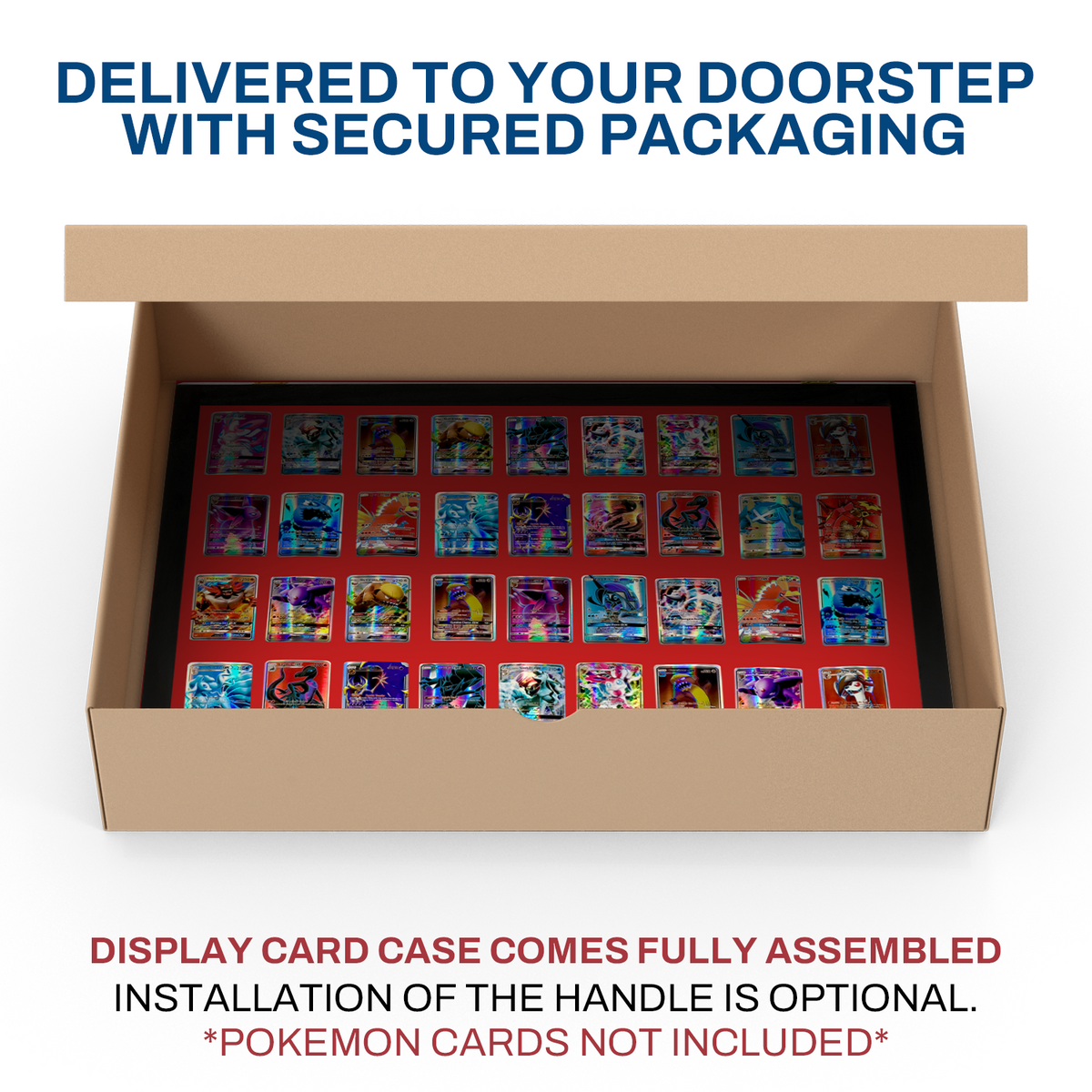 Portable Trade Show Card Display Case with Acrylic Guards – view 20