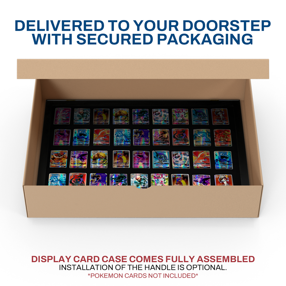 Portable Trade Show Card Display Case with Acrylic Guards – view 9