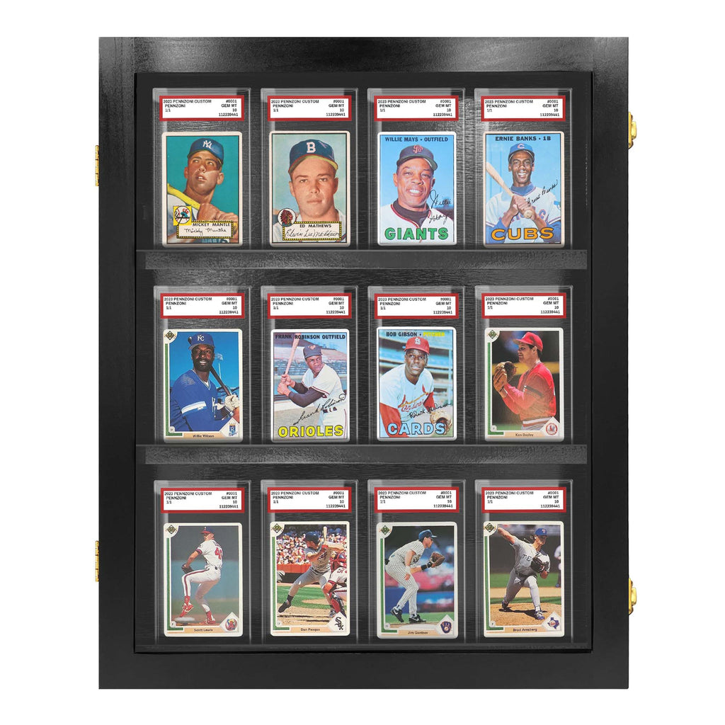 12 Graded Slab Wall Display Case