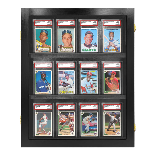 12 Graded Slab Wall Display Case