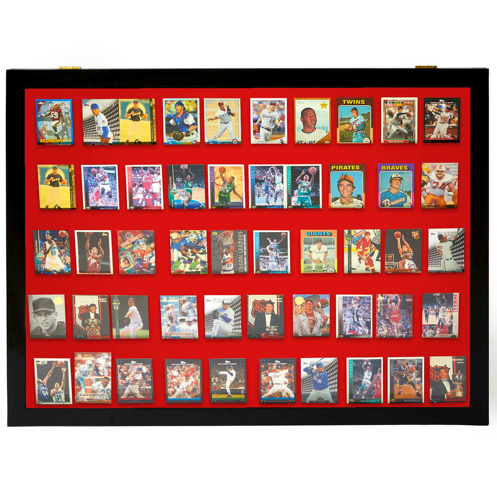 Portable Trade Show Card Display Case with Acrylic Guards – view 21