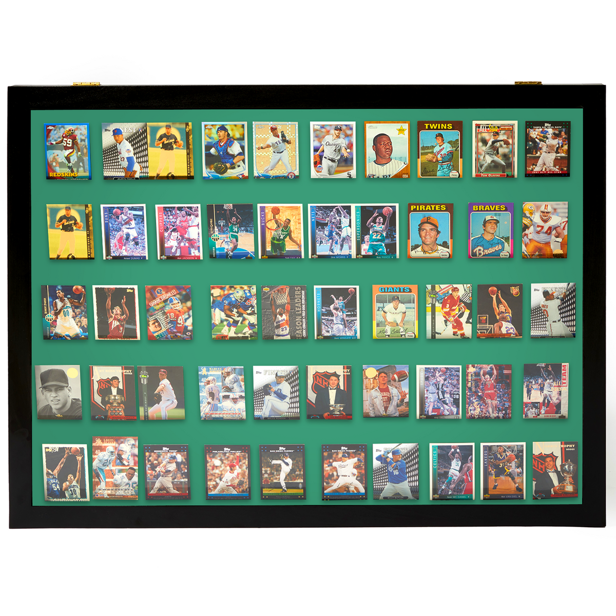 Portable Trade Show Card Display Case with Acrylic Guards – view 26