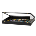 Portable Trade Show Card Display Case with Acrylic Guards