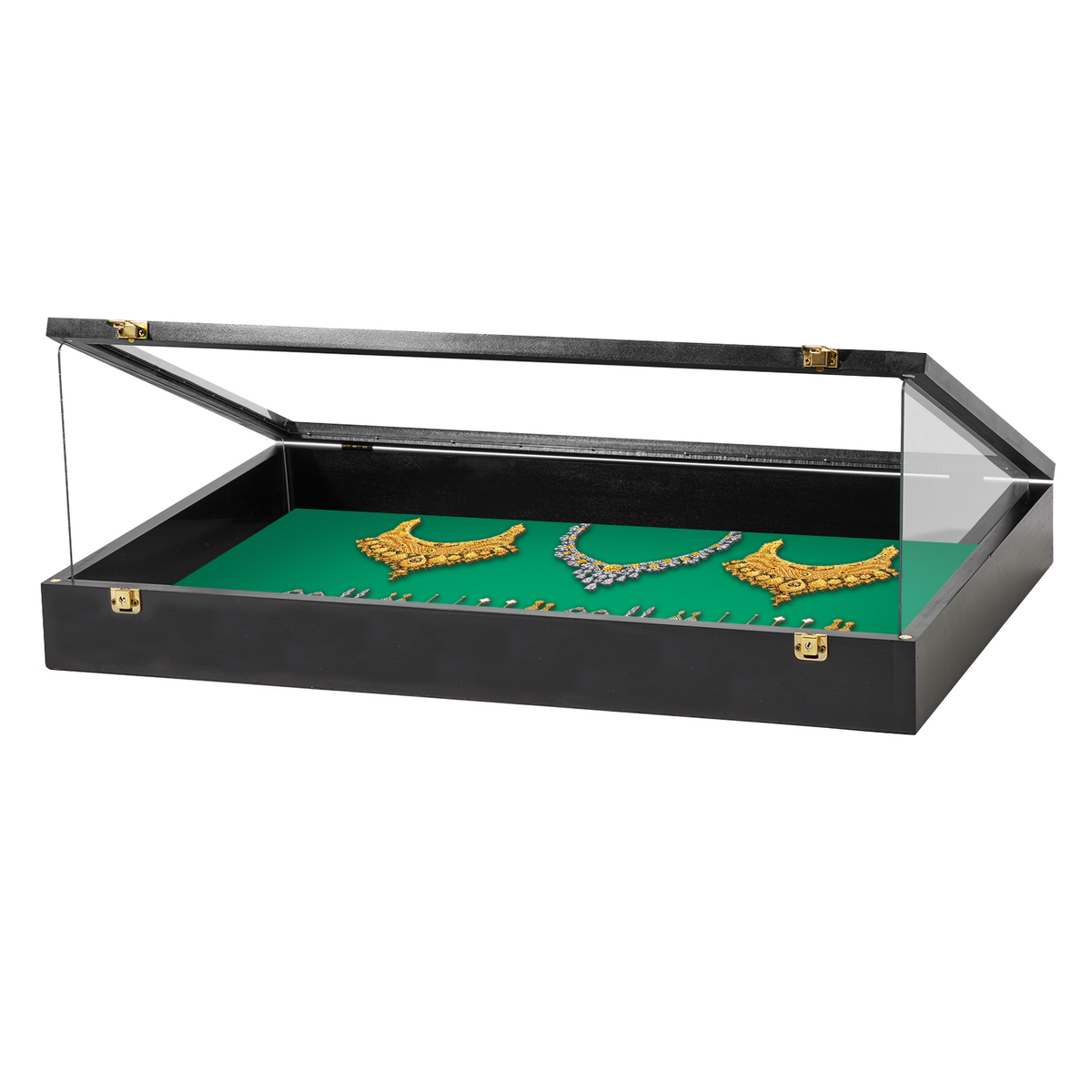 Portable Trade Show Card Display Case with Acrylic Guards – view 16