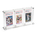 3-Slab Vertical Graded Card Display Case