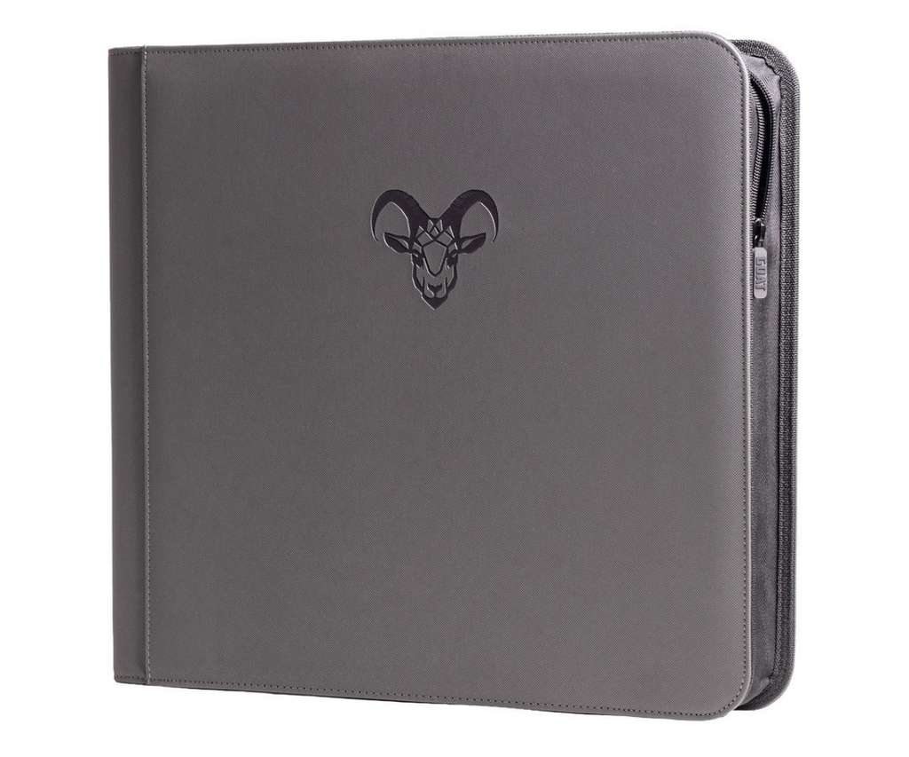 12-Pocket Toploader Zipper Binder – Holds 384 Toploaders