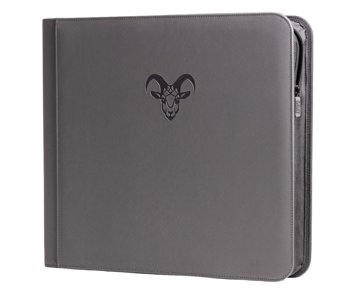 12-Pocket Toploader Zipper Binder – Holds 384 Toploaders