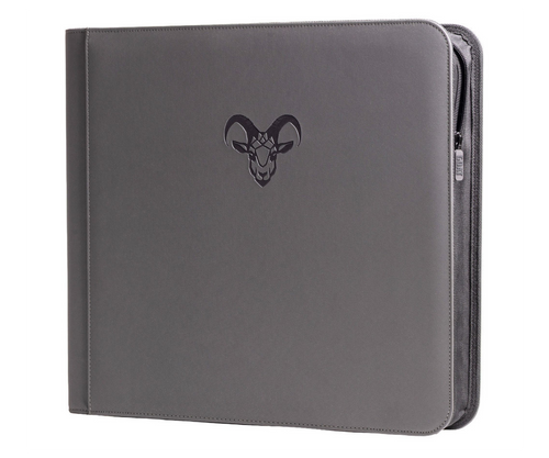 12-Pocket Toploader Zipper Binder – Holds 384 Toploaders