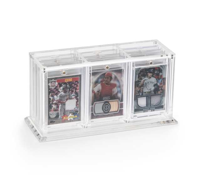12-Card Vertical Magnetic Holder Display Case