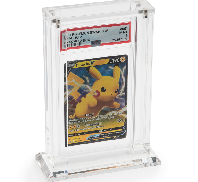 Single Graded Slab Vertical Display Case